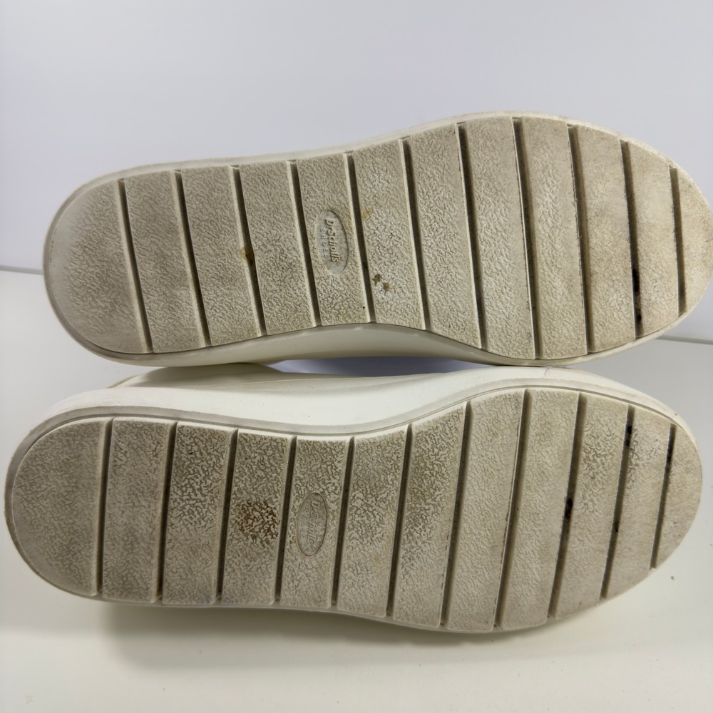 Dr. Scholl's Time Off Platform Sneaker Womens Size 8.5 White Lace Up Casual - Picture 7 of 8
